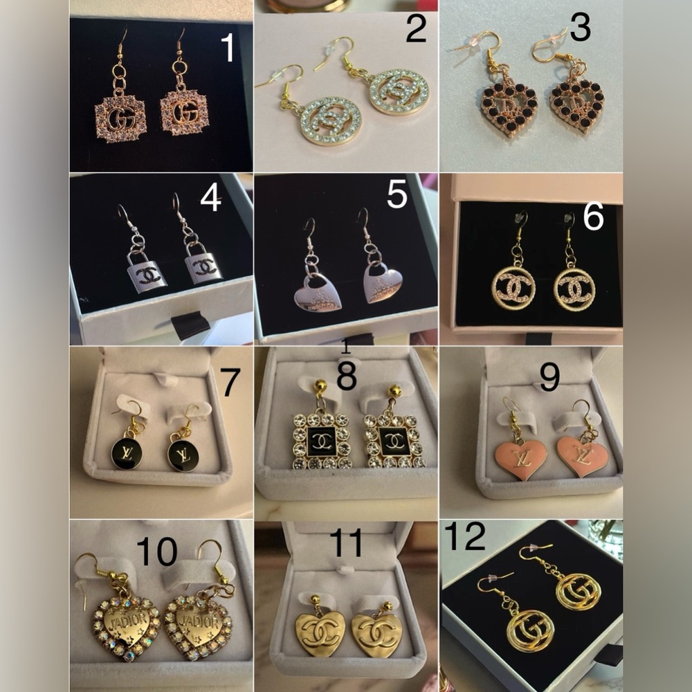 Authentic ZIPPER-PULL EARRINGS - Picture 14 of 14